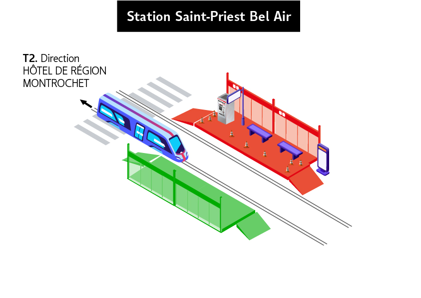 Station St Priest Bel Air