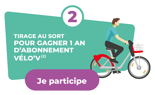 Gagnez 1 an d'abonnement Vélov