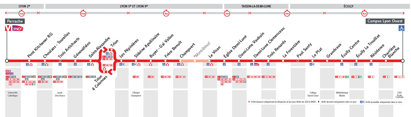 Bus 55 - Perrache - Campus Lyon Ouest | TCL